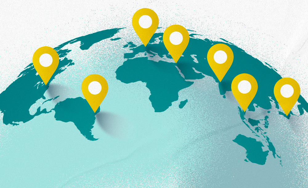 Map of GFI around the world